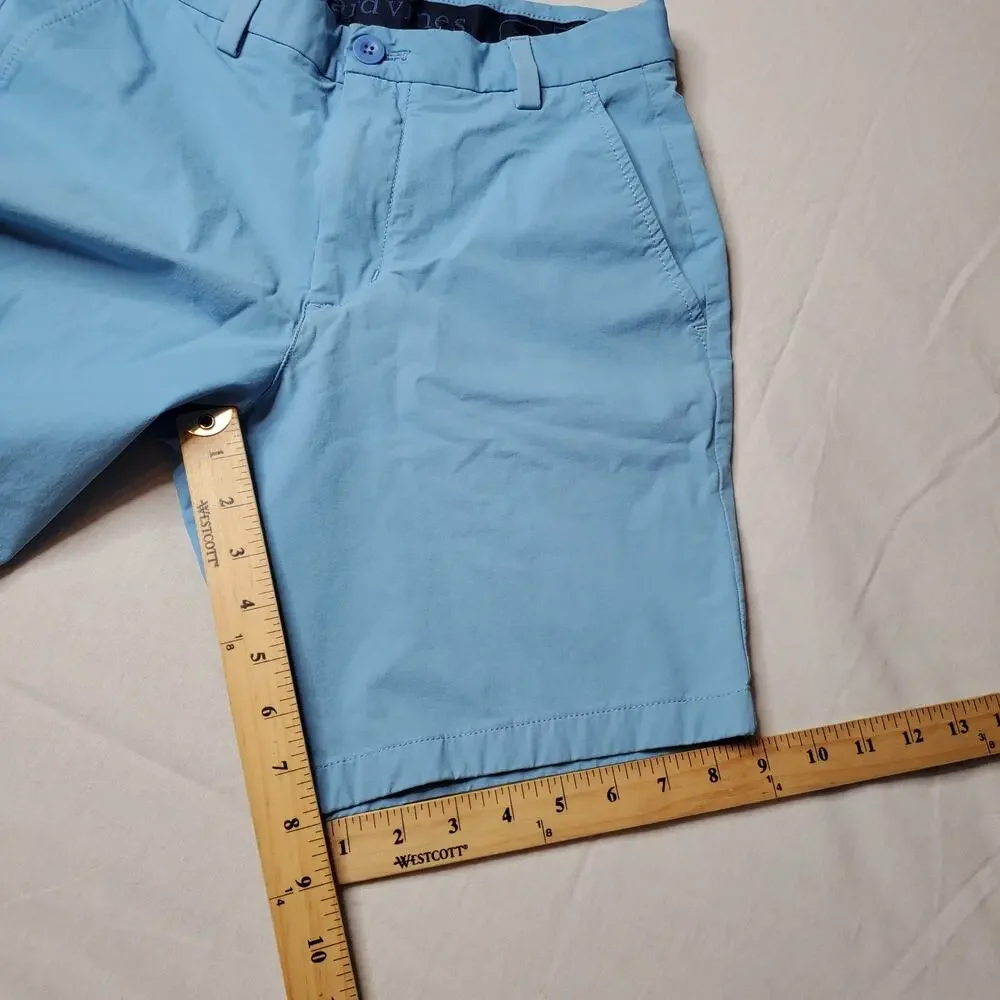 Vineyard Vines Men's Size 28 On The Go Performance Golf Shorts Blue 1H001141